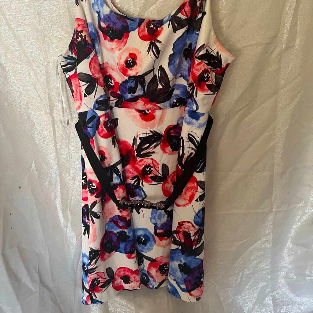 Evening Dress with Belt
